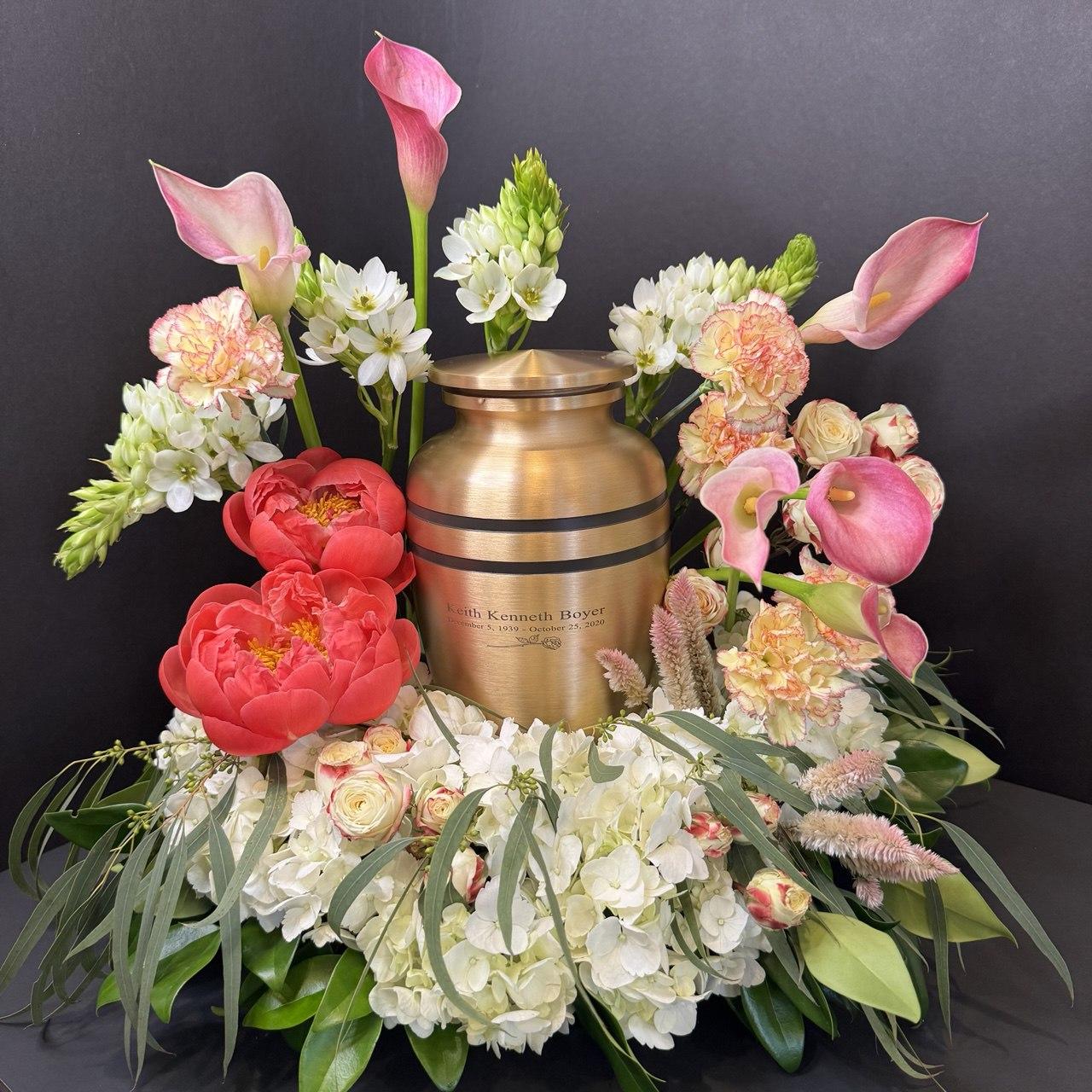 Wreath with Peonies