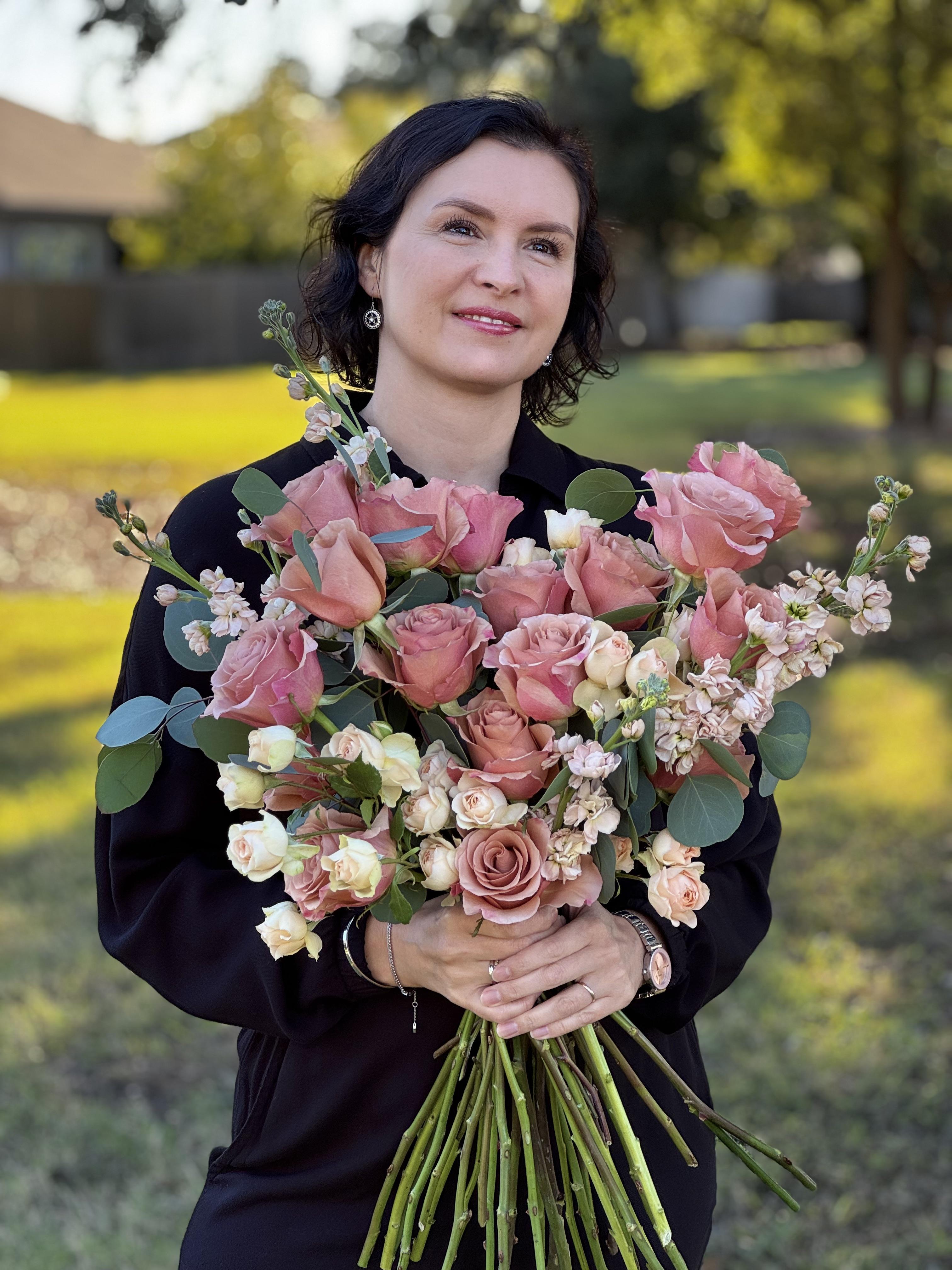 Peach Rose Elegance